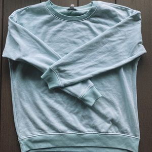 Light mint green crew neck sweatshirt!